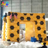 NB-TE009 Custom Fireproof Inflatable night club structure Portable Marquee Cube Tent inflatable nightclub